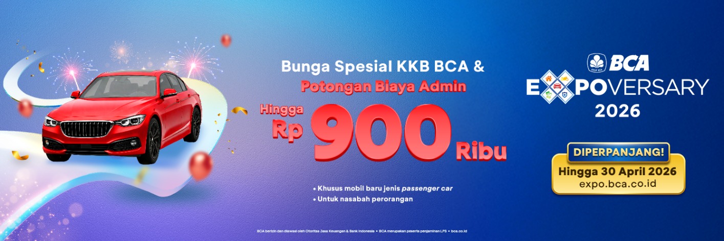 BCA EXPOVERSARY 2026 Potongan Admin