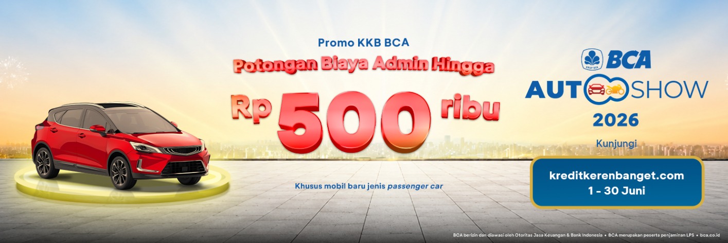 Diskon Admin BCA Autoshow Juni 2026