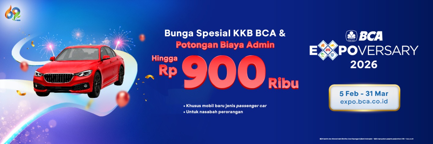 BCA EXPOVERSARY 2026 Potongan Admin