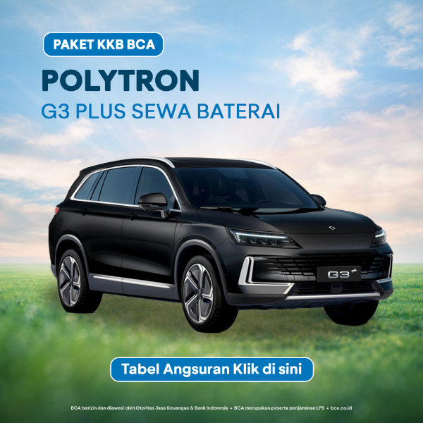 Polytron G3+ (sewa baterai) - Jabodetabeka