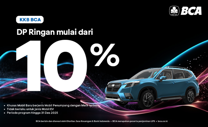 DP Ringan mulai dari 10% Kredit Mobil Baru