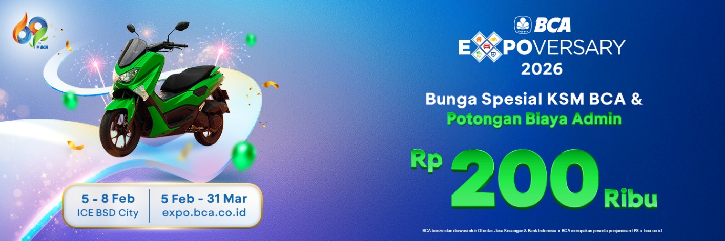 BCA EXPO Potongan dan Biaya Admin