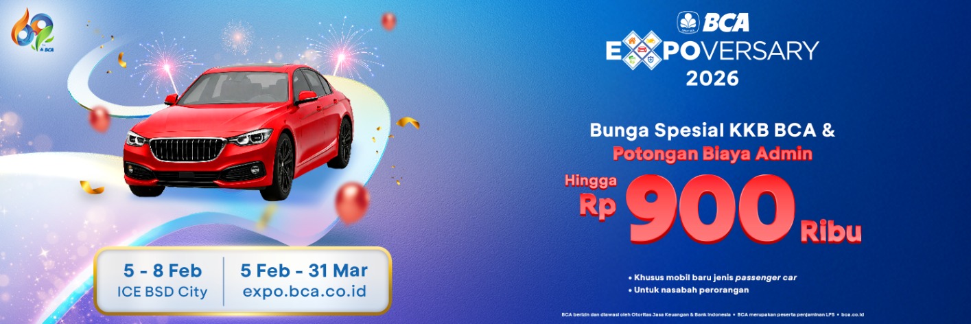 BCA EXPOVERSARY 2026 Potongan Admin
