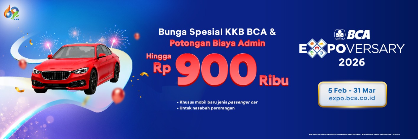 BCA EXPOVERSARY 2026 Potongan Admin