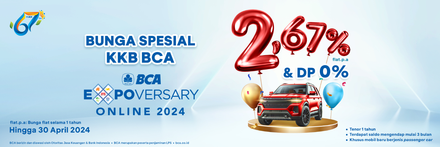 BCA EXPOVERSARY 2024 Diperpanjang