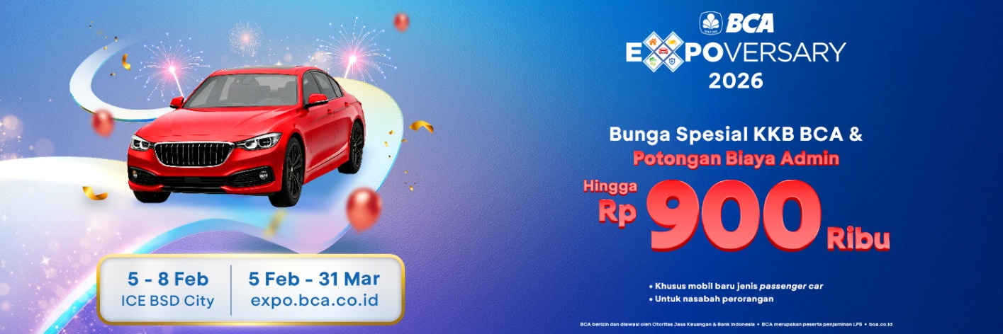 BCA EXPOVERSARY 2026 Potongan Admin