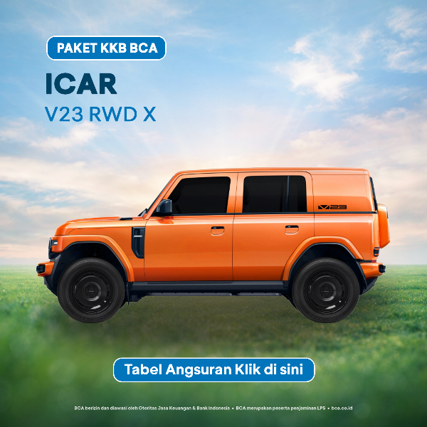 iCar V23 X RWD - Jabodetabeka