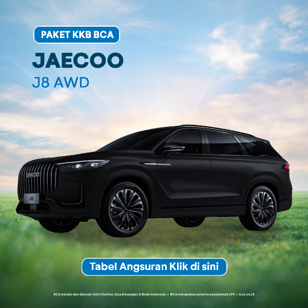 Jaecoo J8 AWD 4x4 - Jabodetabeka