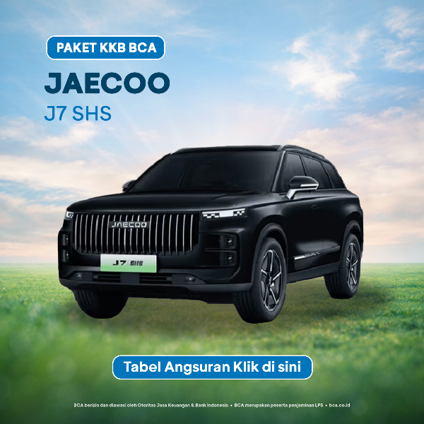 Jaecoo J7 SHS FWD 4x2 - Jabodetabeka