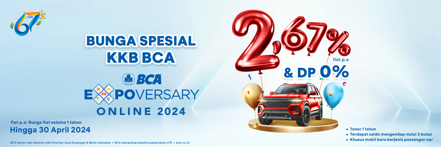 Bunga BCA Expoversary 2024 Diperpanjang