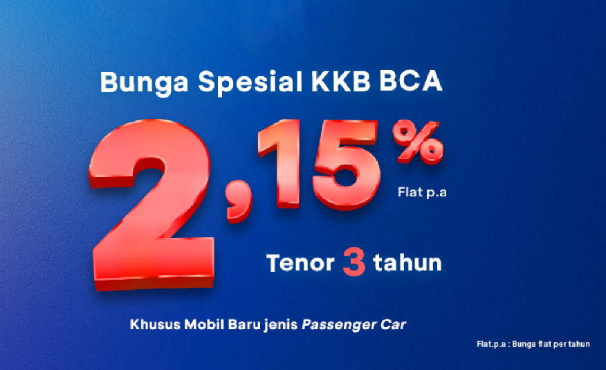 Jemput Jodoh Mobil Impianmu di BCA Expoversary 2026 dengan Bunga Spesial KKB BCA 2.15% Tenor 3 tahun